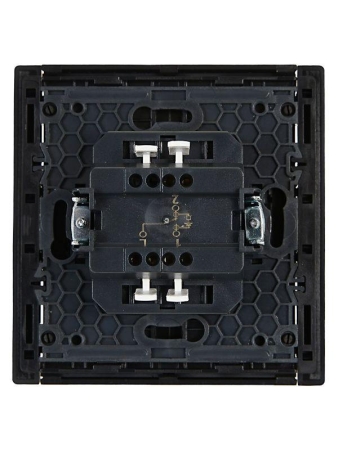 Выключатель проходной 1-кл. СП FORTE&PIANO 10А FP104 с индикацией черн. IEK FP-V12-1-10-1-K02