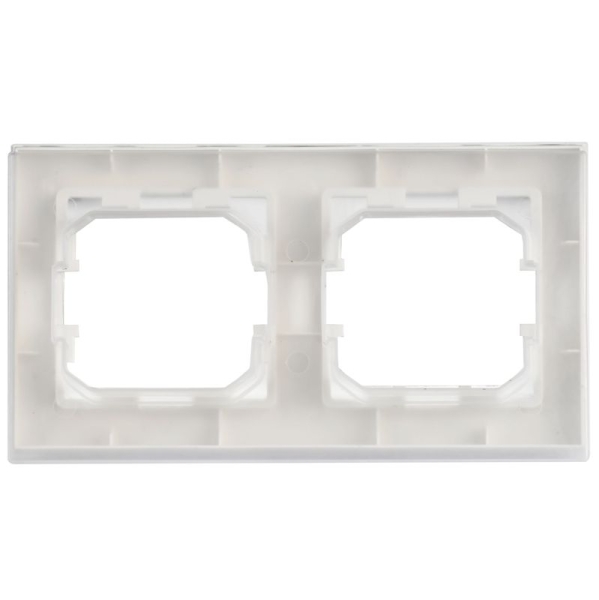 Рамка 2-м BRITE РУ-2-БрАБ-44 IP44 арктич. бел. IEK BR-M22-44-K91