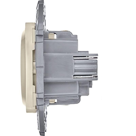 Розетка 1-м СП Inspiria 16А IP20 250В 2P+E немецк. стандарт механизм сл. кость IEK 673721