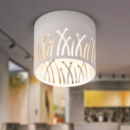 Светильник OL54 WH под лампу GX53 IP20 настенно-потолочный спот бел. Эра Б0061191