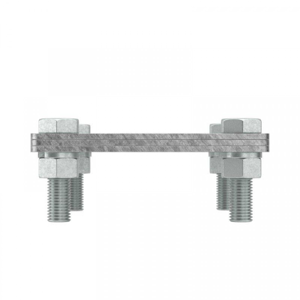 Соединитель полоса-полоса 25-40мм с разделит. пластиной 80х70мм DKC NG3105R