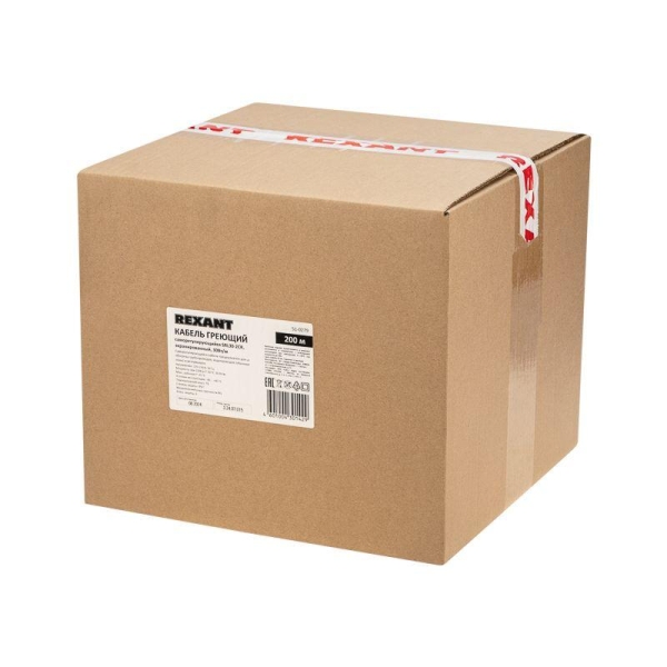 Кабель греющий (нагрев.) саморег. SRL30-2CR экранированный 30Вт/м 0.88кв.мм/55м 200м Rexant 51-0279
