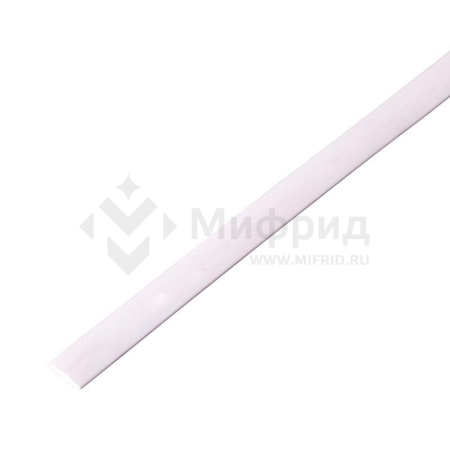 Трубка термоусадочная ТУТ нг 8.0/4.0 бел. 1м REXANT 20-8001