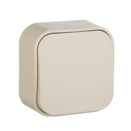 Выключатель 1-кл. ОП Quteo 10А IP20 10AX сл. кость IEK 782230