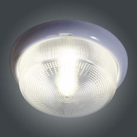 Светильник НБО 23-100-001 "Раунд" 1х100Вт E27 IP44 d240 корпус бел. Элетех 1005500569