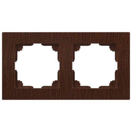 Рамка 2-м СП Accent 6-502-10 венге Intro Б0063754
