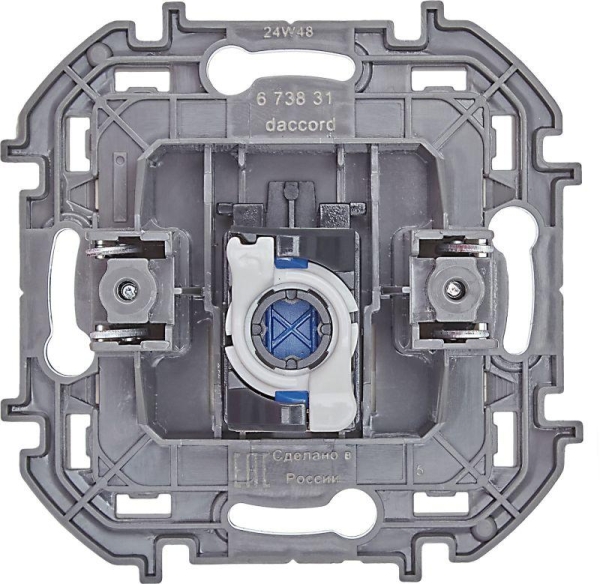 Розетка компьютерная Inspiria RJ45 кат.6 UTP механизм сл. кость IEK 673831