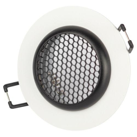 Светильник KL109 MR16 GU5.3 встраив. алюм. WH/BK бел./черн. матов. ЭРА Б0061828