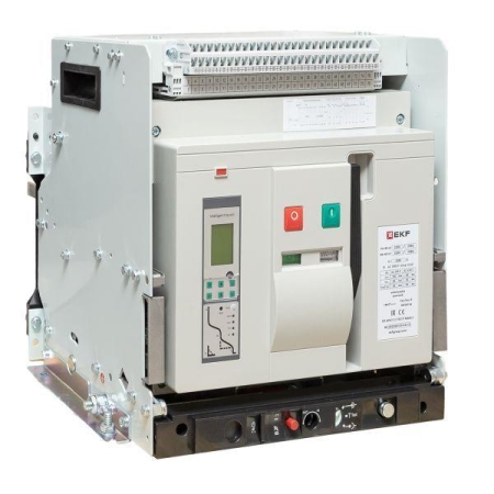 Выключатель автоматический 3п 3200/2500А 100кА ВА-45 выкатн. v2 EKF mccb45-3200-2500v-v2