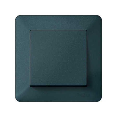 Рамка 1-м AtlasDesign Air изумруд/дым. черн. SE ATN220801