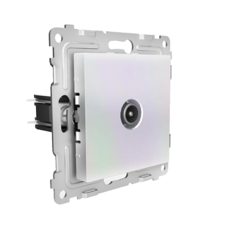 Коннектор TV СП Pixel механизм перламутр. TOKOV ELECTRIC TKE-PX-A1C-C04