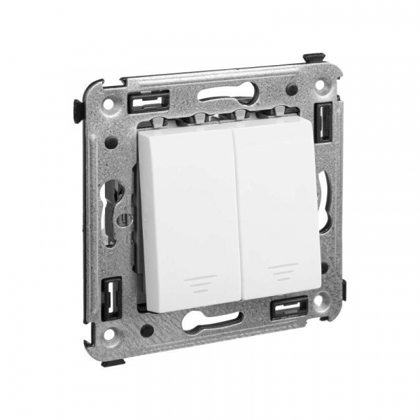 Кнопка 2-кл. СП "Avanti" "Белое облако" DKC 4400154