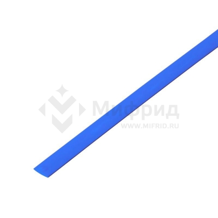 Трубка термоусадочная ТУТ нг 4.0/2.0 син. 1м Rexant 20-4005