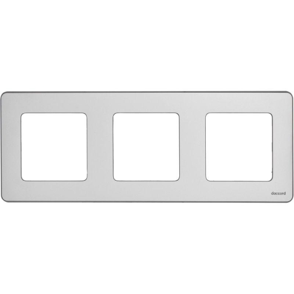 Рамка 3-м Inspiria алюм. IEK 673952