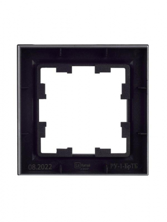 Рамка 1-м BRITE РУ-1-БрТБ бронза IEK BR-M12-K45