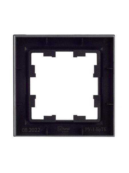 Рамка 1-м BRITE РУ-1-БрТБ бронза IEK BR-M12-K45