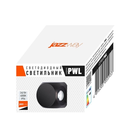 Светильник светодиодный PWL-07565/80D 2х2Вт 4000К BL IP54 архитектурный ландшафтный Pro JazzWay 5055933