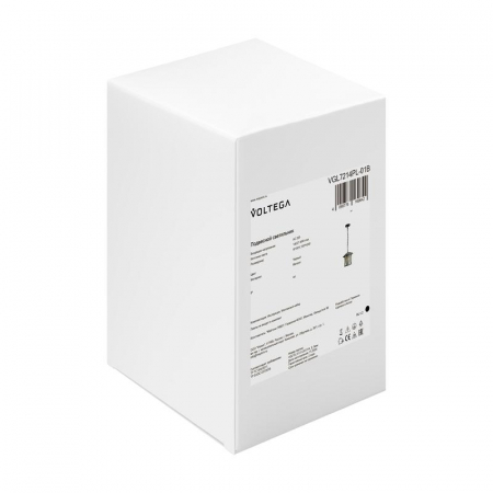 Светильник Gabi 1х40Вт E27 IP44 подвесной Voltega VGL7214PL-01B