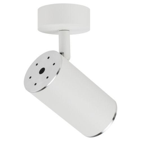 Светильник OL35 WH MR16 GU10 IP20 настенно-потолочный спот бел. хром ЭРА Б0056363
