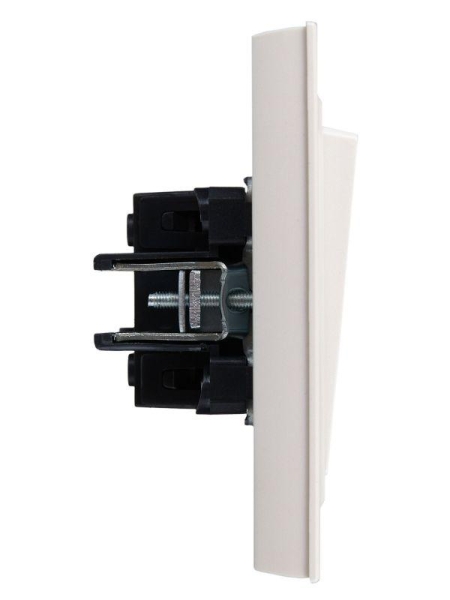 Выключатель 1-кл. СП BRITE ВСР10-1-0-БрЖ 10А в сборе жемчуж. IEK BR-V10-0-10-K36-F