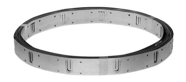 Лента одинарная специальная для саморегулирующегося кабеля оцинкованная (0.042х25м) рулон ДЕВИ 19808301R