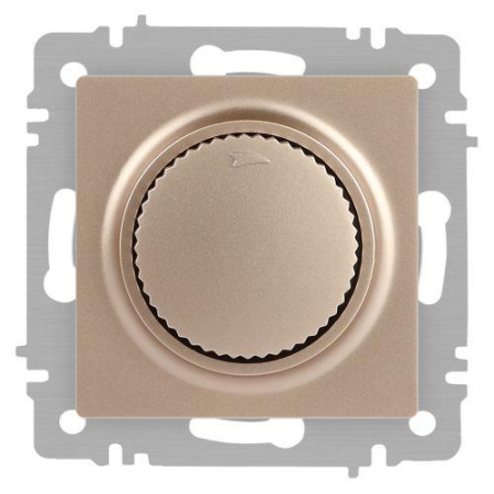 Светорегулятор поворотный СП Accent 6-401-04 600Вт 230В IP20 шампань Intro Б0063676