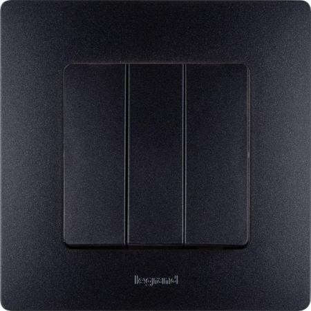 Рамка 1-м Etika антрацит IEK 672581