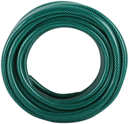 Шланг поливочный трехслойный армированный 1/2дюймх1.8ммх15м зел. КУРС 76304