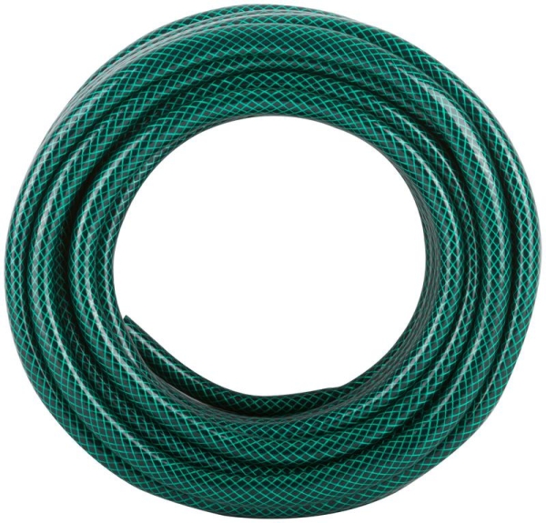 Шланг поливочный трехслойный армированный 1/2дюймх1.8ммх15м зел. КУРС 76304