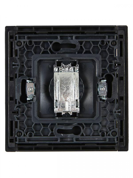 Розетка TV оконечная FORTE&PIANO FP128 черн. IEK FP-A10-O-K02