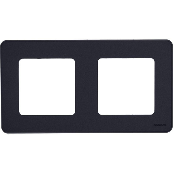 Рамка 2-м Inspiria антрацит IEK 673943