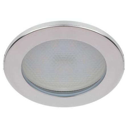 Светильник KL95 CH GX53 встраиваемый влагозащищенный IP44 хром Эра Б0055811