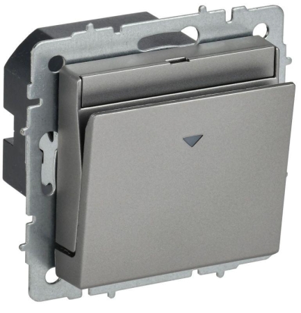 Выключатель карточный BRITE 30А ВС10-1-8-БрС механизм сталь IEK BR-V11-0-10-K46