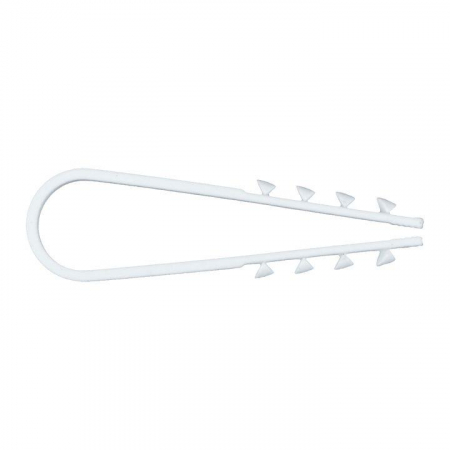 Дюбель-хомут d5-10мм для круглого кабеля бел. (уп.100шт) PROxima EKF plc-ncc-5x10w