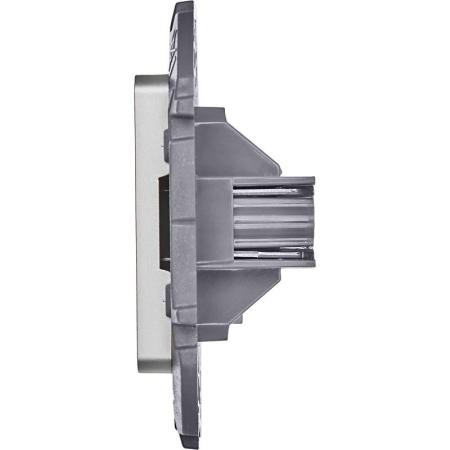 Розетка телефонная Inspiria RJ11 механизм алюм. IEK 673822