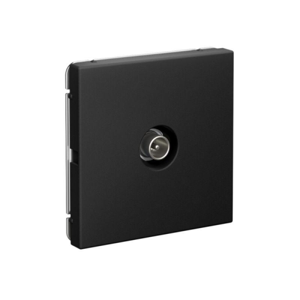 Розетка телевизионная проходная TV ArtGallery 4дБ механизм карбон SE GAL001092