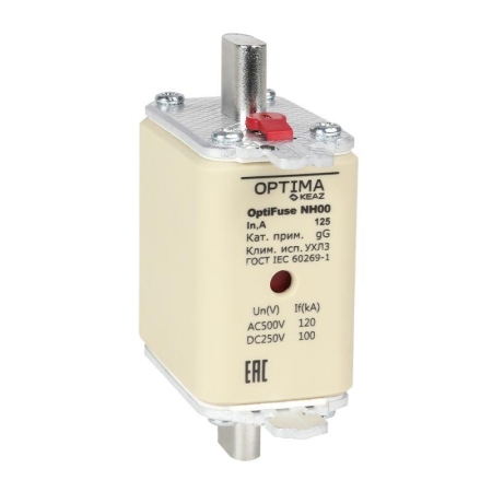 Вставка плавкая OptiFuse NH00-100-gG-УХЛ3 КЭАЗ 374935