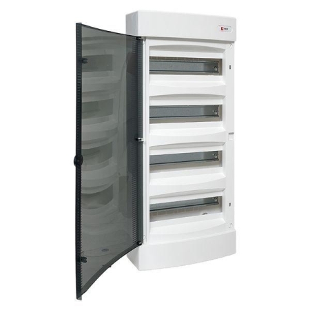 Щит распределительный навесной Unix 4х12мод. IP41 прозр. дверь PROxima EKF ux-4x12-n