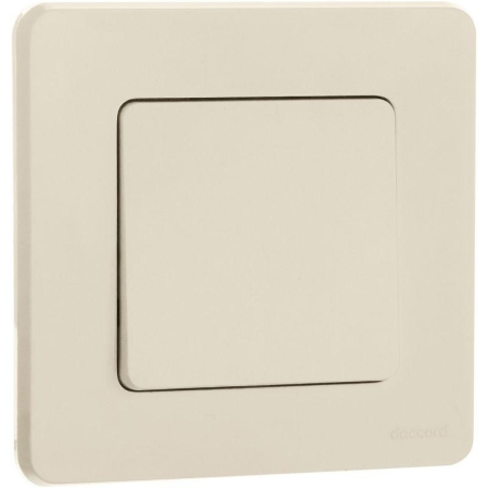 Выключатель кнопочный Inspiria 6А 250В без фиксации НО/НЗ механизм сл. кость Leg 673691