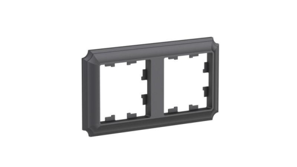 Рамка 2-м AtlasDesign Antique универс. базальт SE ATN101402