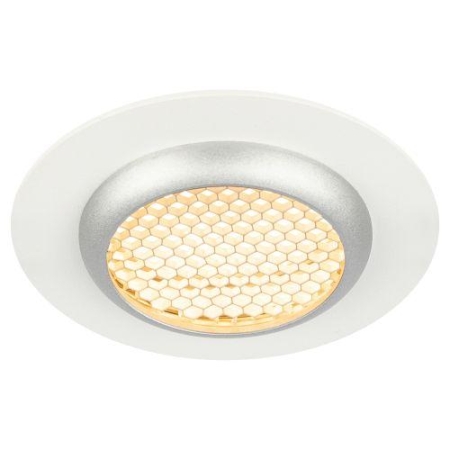 Светильник KL109 MR16 GU5.3 встраив. алюм. WH/SL бел./серебро матов. ЭРА Б0061829