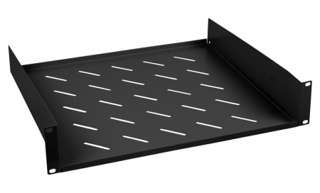 Полка перфорированная для шкафов 19дюйм SH-J017-2U-400-BK 2U черн. Cabeus 8629c