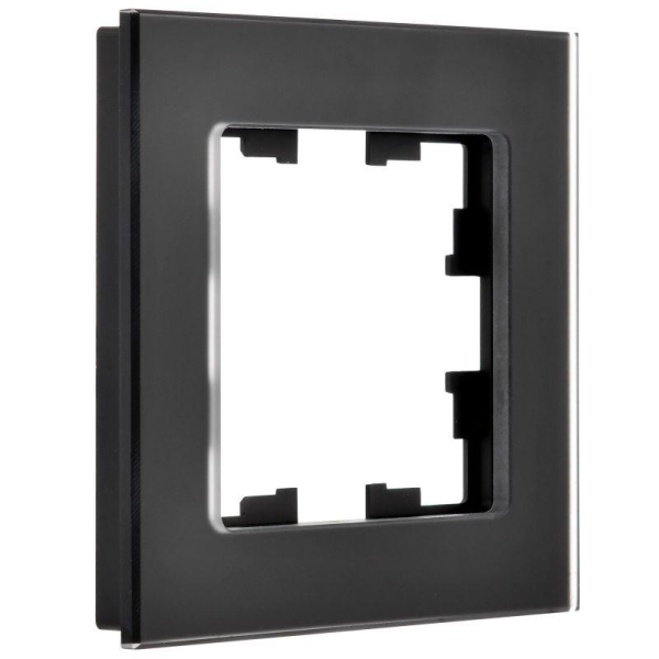 Рамка 1-м BRITE РУ-1-2-Бр стекло черн. матов. IEK BR-M12-G-31-K02