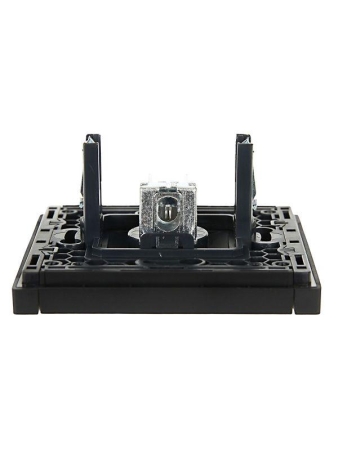 Розетка TV оконечная FORTE&PIANO FP128 черн. IEK FP-A10-O-K02