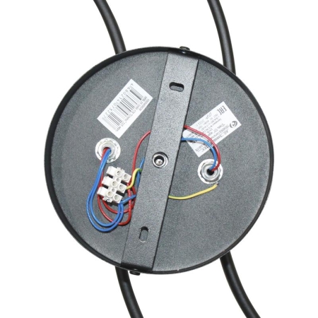 Светильник "Стиль" 131 (Плафон 8498) НПБ 01-3х60-178 Е27 (ИМ) потолочный черн. Элетех 1005405038