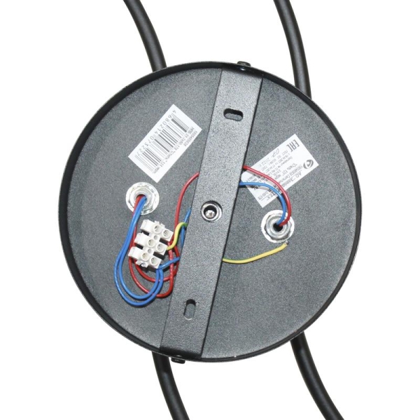 Светильник "Стиль" 131 (Плафон 8498) НПБ 01-3х60-178 Е27 (ИМ) потолочный черн. Элетех 1005405038