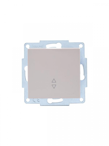 Переключатель проходной 1-кл. СП Vesna механизм крем. LEZARD 742-0388-105