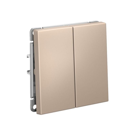 Выключатель кнопочный 2-кл. ArtGallery (сх. 2) 10А механизм песочн. SE GAL001217