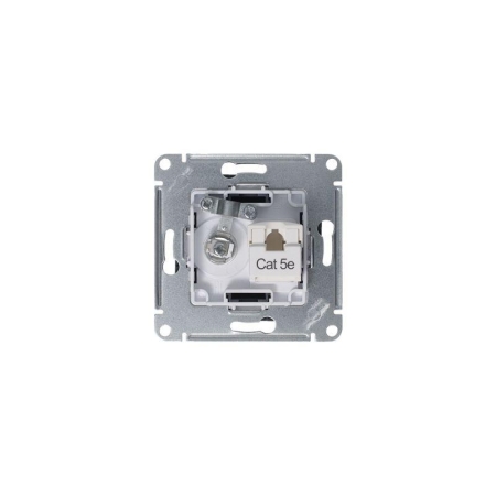 Розетка компьютерная + телевизионная 2-м СП AtlasDesign RJ45 кат.5E + TV механизм грифель SE ATN000789