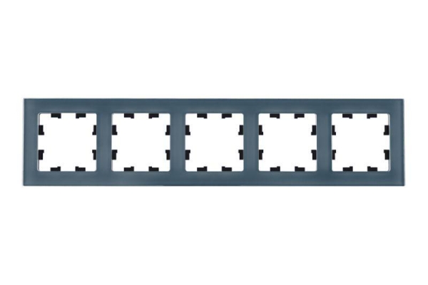 Рамка 5-м AtlasDesign Nature натур. стекло грифель SE ATN360705